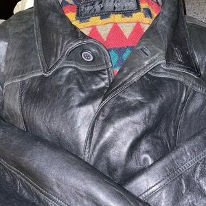 Men’s leather coat